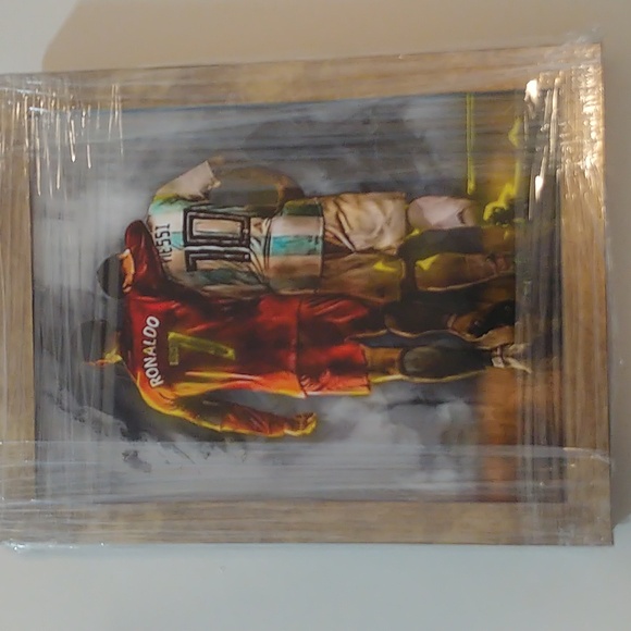 Laminated framed print - Ronaldo and Messi - Picture 3 of 3